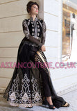 Z-12004 BLACK ZOYA EID AND WEDDING WEAR DRESS - Asian Party Wear