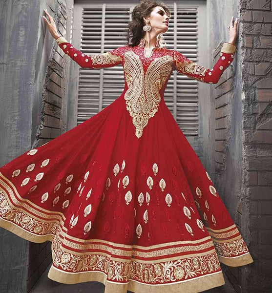 Zoya Forever 9011 Designer Semi Stitched Anarkali Asian Dress - Asian Party Wear