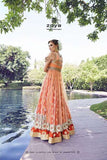 16004 Orange Zoya Crystal - Wedding Wear Lehenga - Asian Party Wear